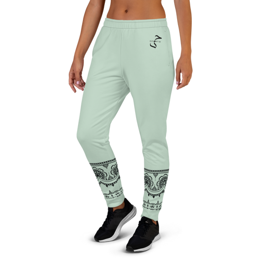 Ankle Grip Henna Joggers - Green