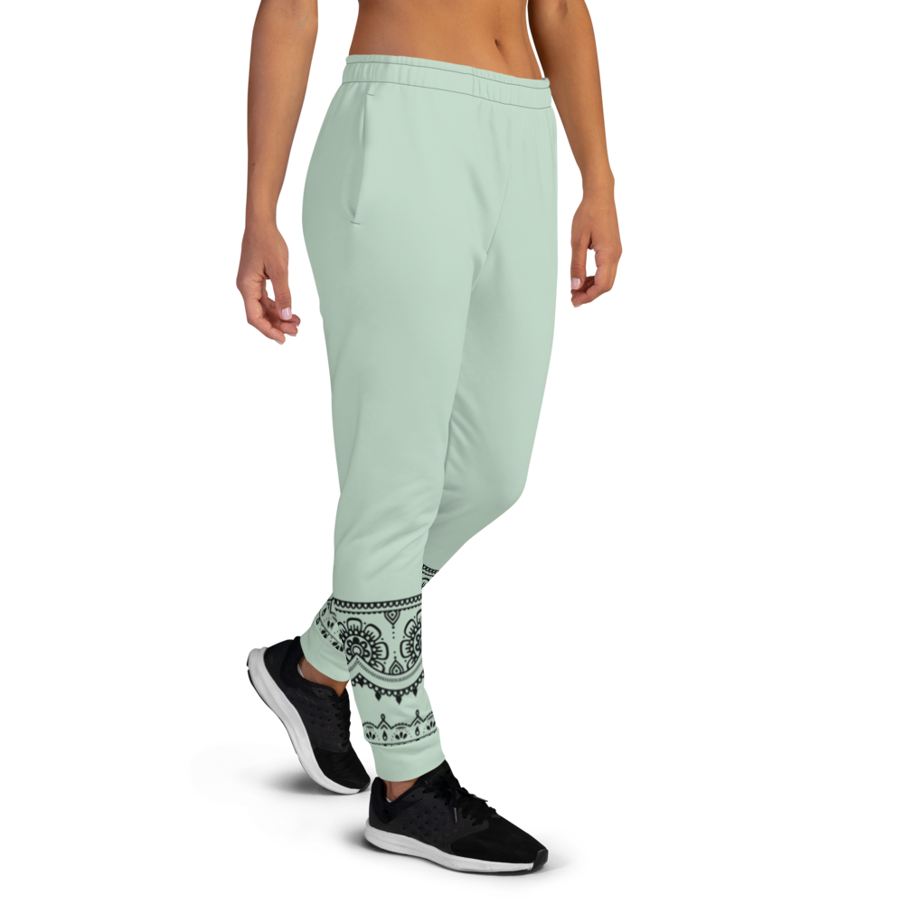 Ankle Grip Henna Joggers - Green
